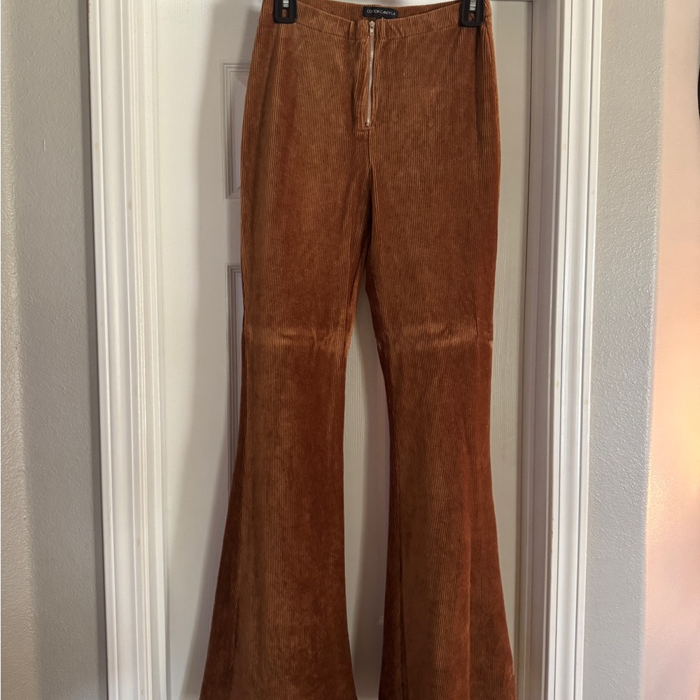 Cotton Candy Tan Corduroy Pants